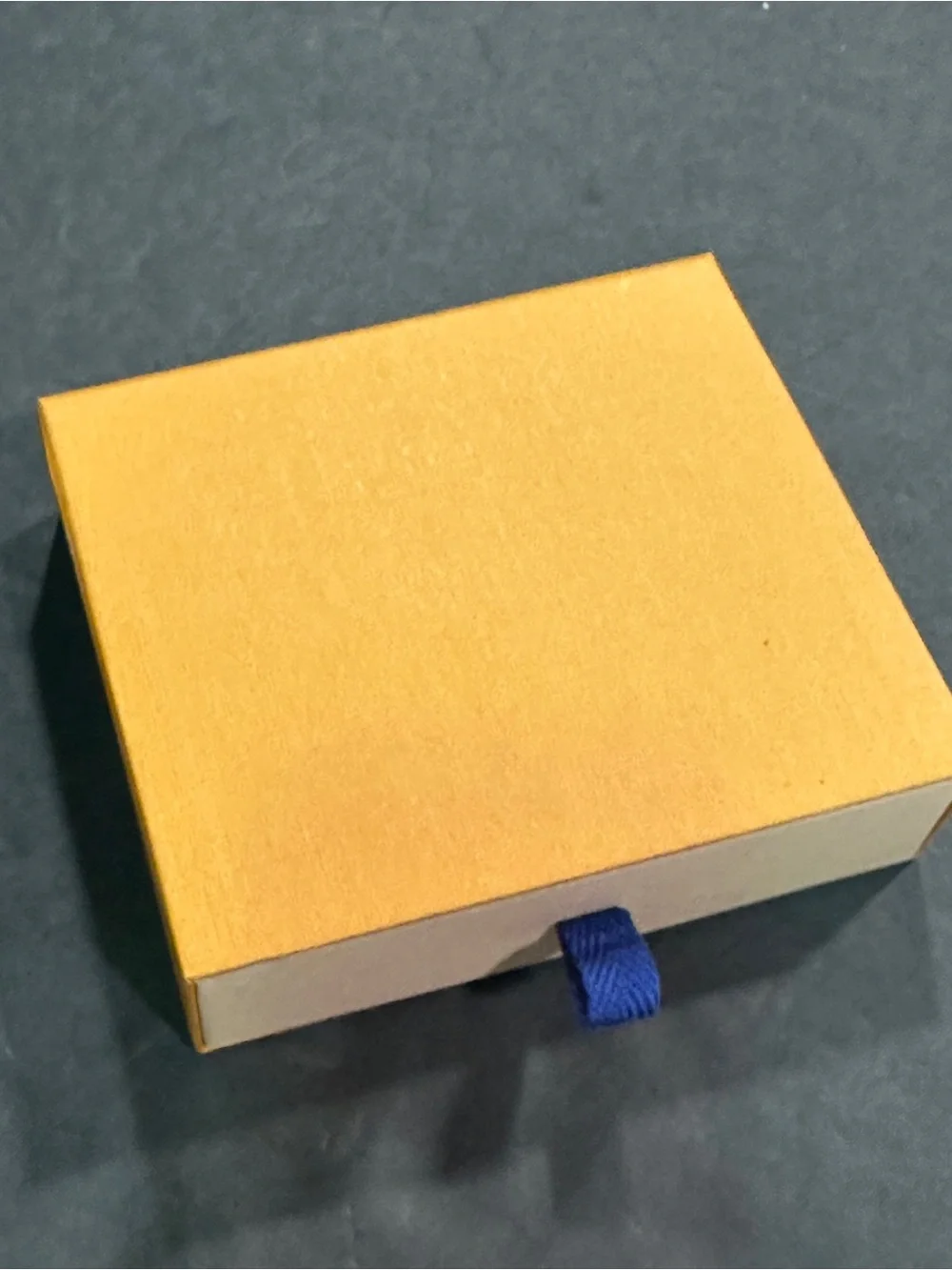 Louis Vuitton Orange Box with Blue Pull-Tab
